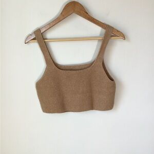 Everlane‎ Wool Blend Knit Cropped Tank Top
